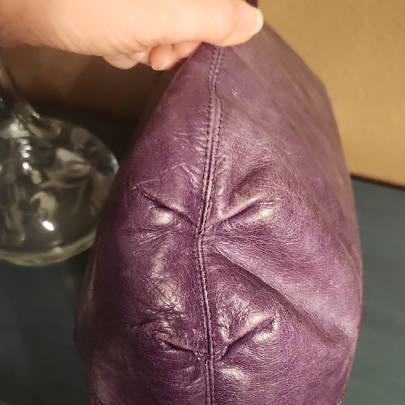 HOBO Purple Leather Hobo Bag - Picture 6 of 11